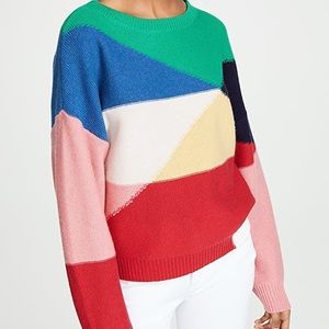 Joie Megu Colorblock Cashmere Sweater